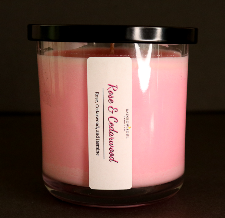 Rose & Cedarwood Candle
