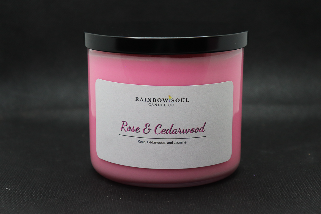 Rose & Cedarwood Candle