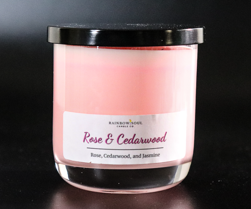 Rose & Cedarwood Candle